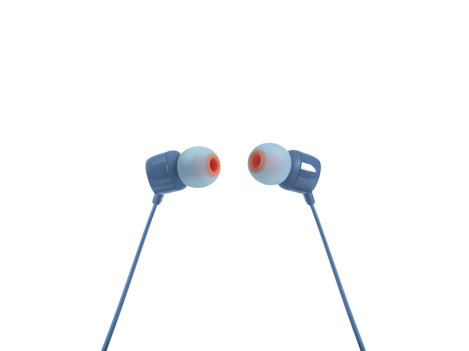 JBL T110 In Ear Headphones Blue