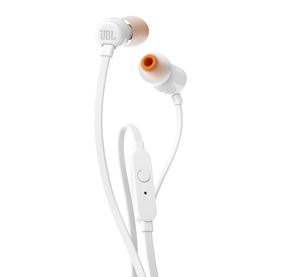 JBL T110 In Ear Headphones White