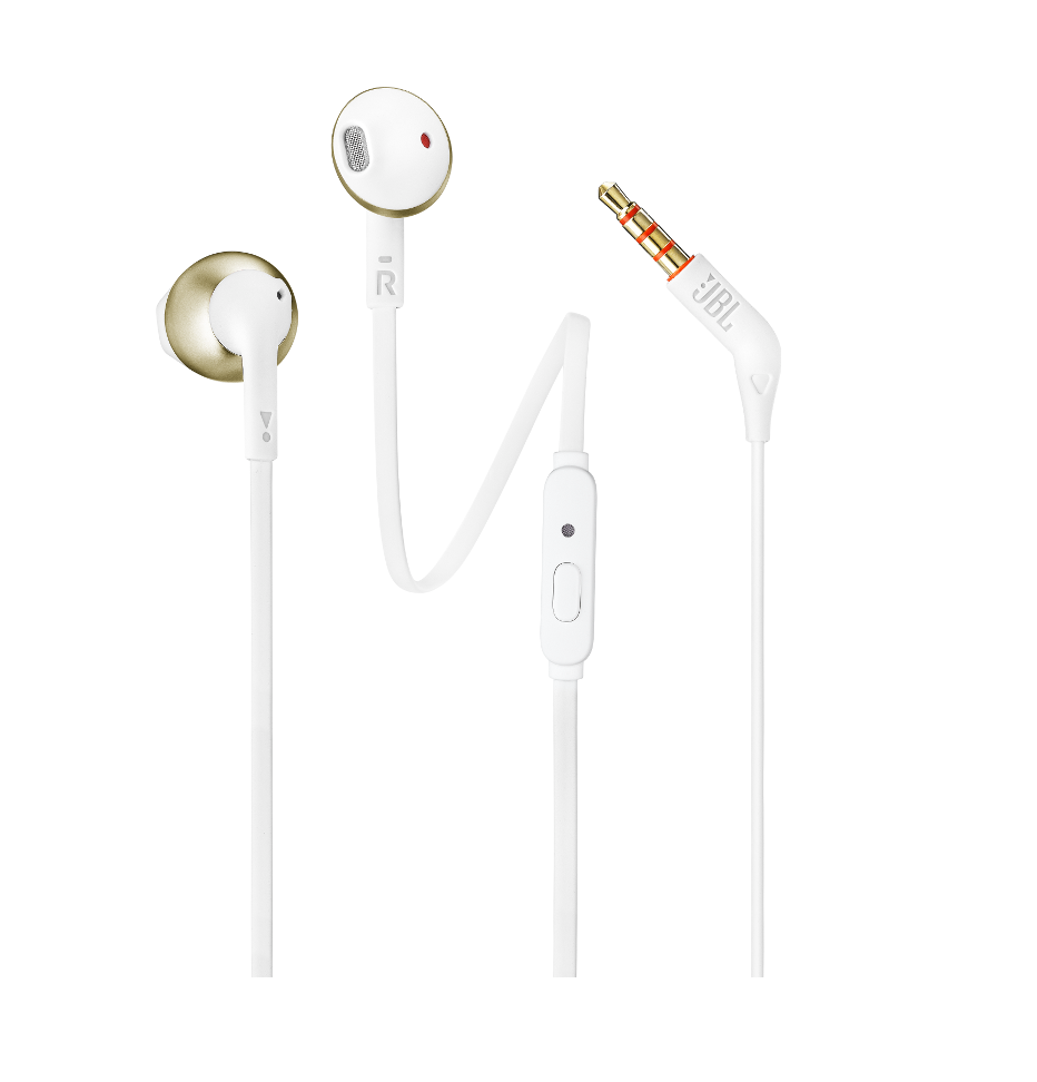JBL T205 In Ear Headphones White